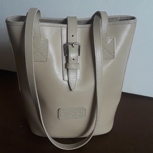 DOONEY & BOURKE leather bucket tote bag.